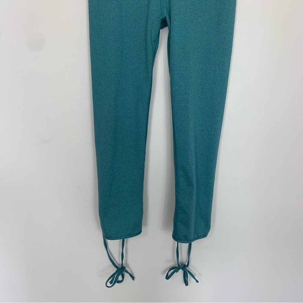 Aerie Tie Up Teal Blue Leggings Size Small - Picture 4 of 12
